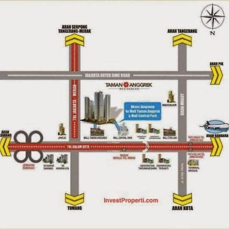 Homy 2 Bedroom Apartment Near Shopping Malls Jakarta Eksteriør billede
